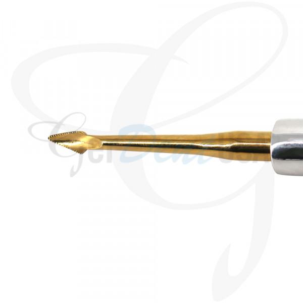 Glux Luxating Spade Micro Serrated Tip Small Stubby Handle