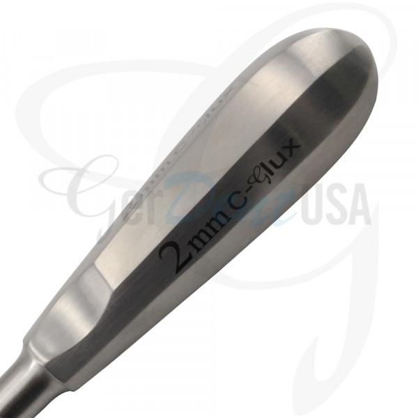 Glux Luxating 2mm Curved With Micro Serrated Tip