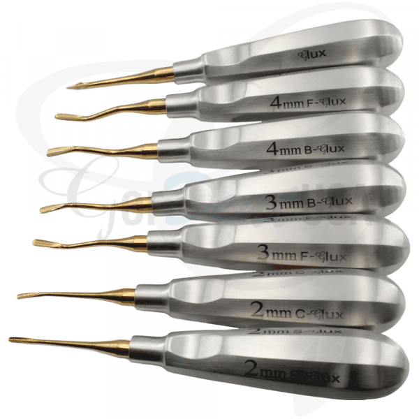 Glux Luxating Set of 7 Standard Handles With Micro Serrated Tip