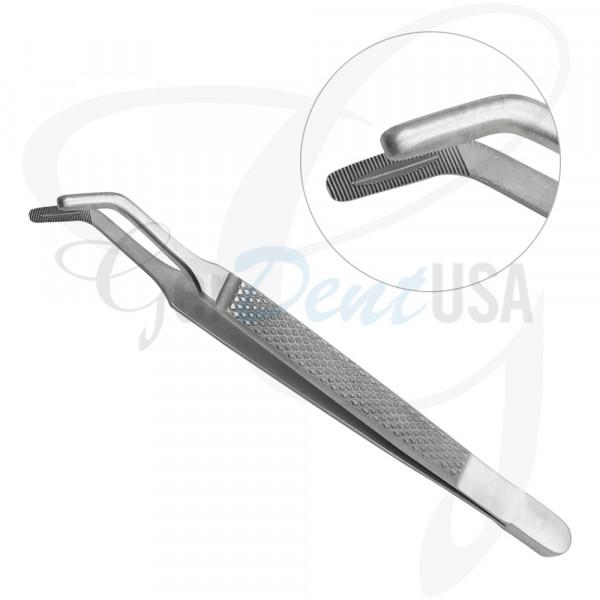 Albrecht American Extraction Tweezer 16cm, Round