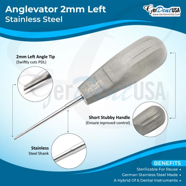 Anglevator 2mm Left Stainless Steel