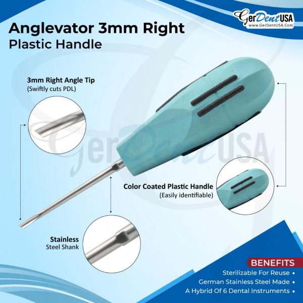 Anglevator 3mm Right Plastic Handle