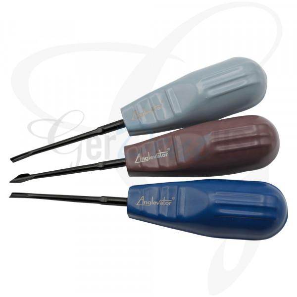 Anglevator Set Stainless Steel Handle Black Shank