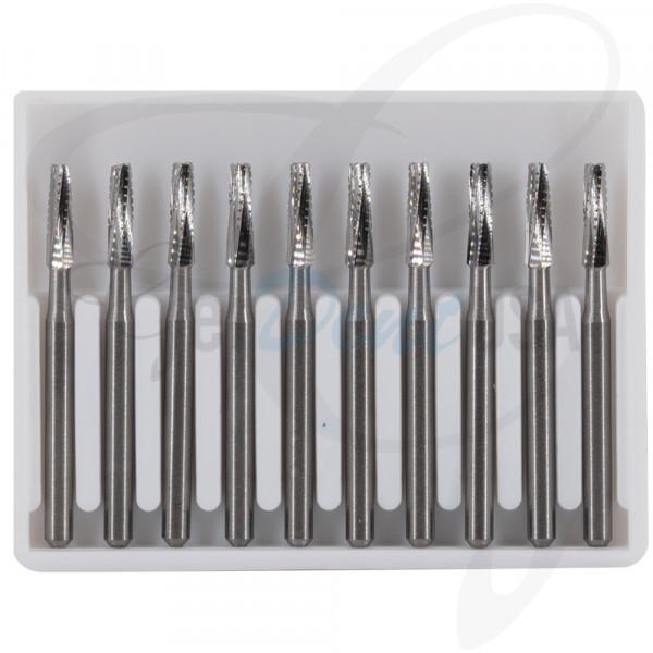 Dental Bur Xcut Fissure Taper 702L 19mm FG (Standard Length) - Pack of 10