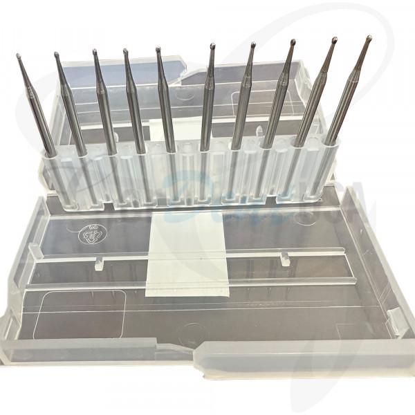 Dental Bur Round 8 - 44.5mm HP - Pack of 10