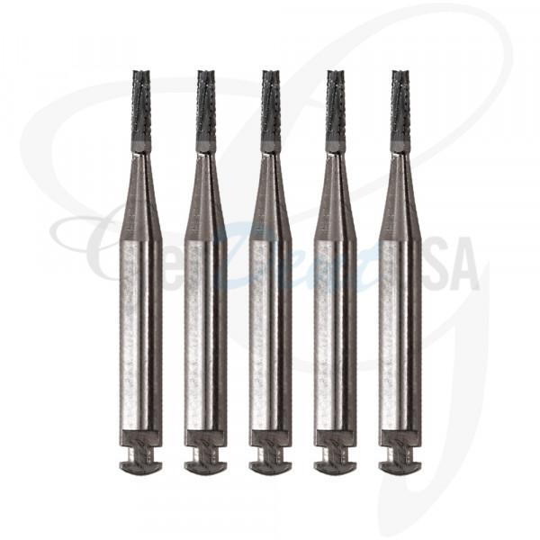 Dental Bur Xcut Fissure 557 22mm RA - Pack of 5