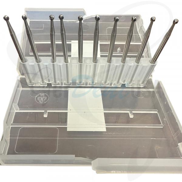 Dental Bur Round 3 - 44.5mm HP - Pack of 10