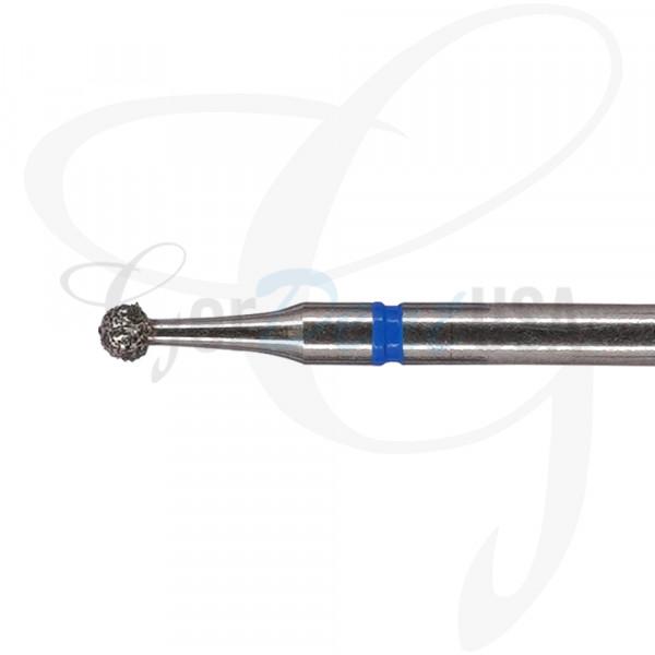 Dental Bur Diamond Round 4 - Med Grit - 19mm FG (Standard Length) - Pack of 5