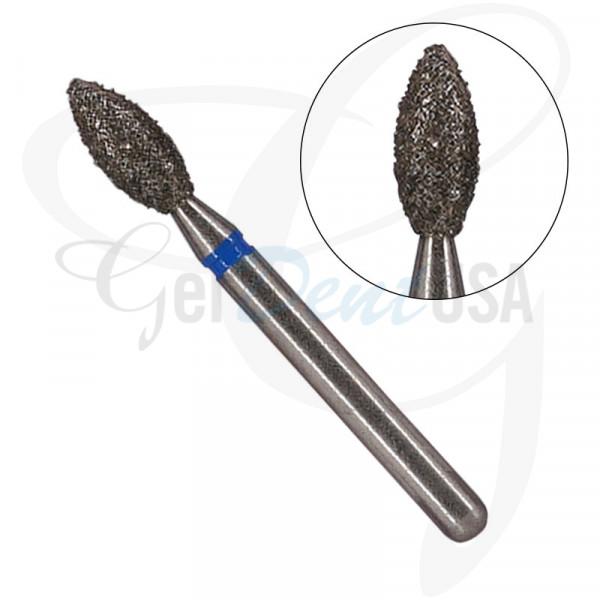 Dental Bur Diamond Football - Medium Grit 19mm FG (Standard Length) - Pack of 5