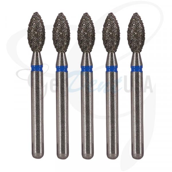 Dental Bur Diamond Football - Medium Grit 19mm FG (Standard Length) - Pack of 5