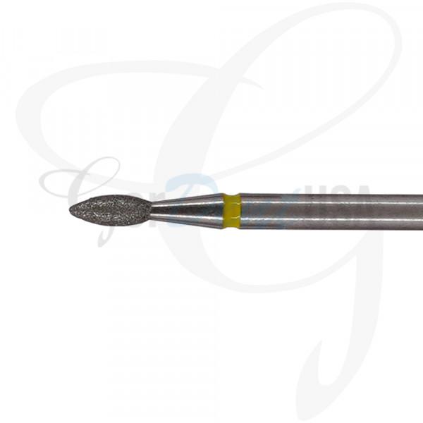 Dental Bur Diamond Football - Extra Fine Grit - 19mm FG (Standard Length) - Pack of 5