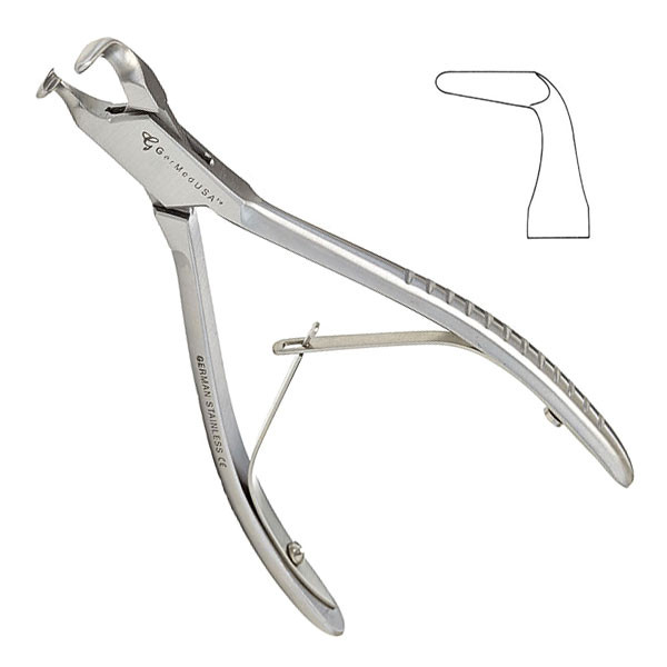 Blumenthal Rongeur 6", 90 Degree, 3mm, Single Action dental instrument