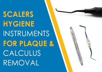 Dental Scalers Hygiene Instruments For Plaque & Calculus Removal