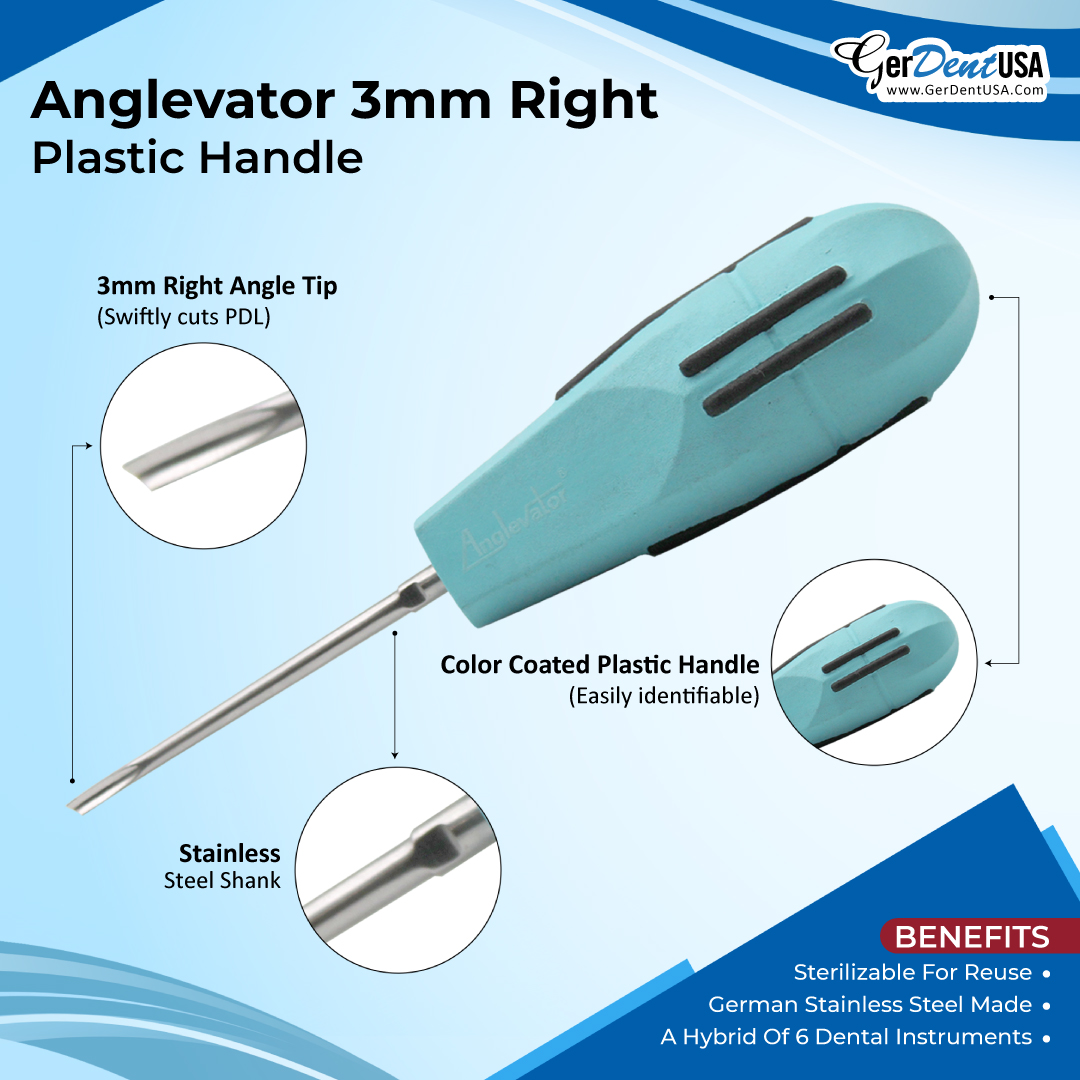 Anglevator 3mm Right Plastic Handle