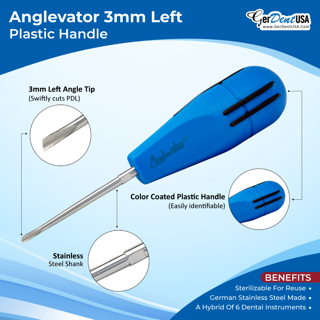 Anglevator 3mm Left Plastic Handle