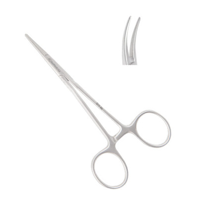 Micro Halstead Mosquito Forceps 5" Curved