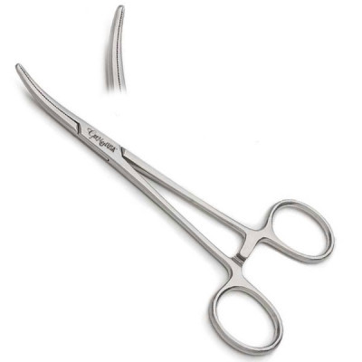 Baby Crile Hemostatic Forceps Delicate Curved 14cm
