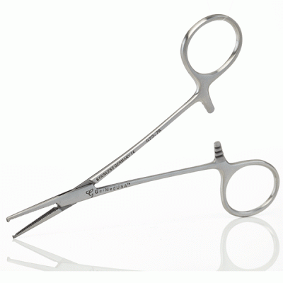 Halstead Mosquito Forceps 1x2 TH 5 inch Straight