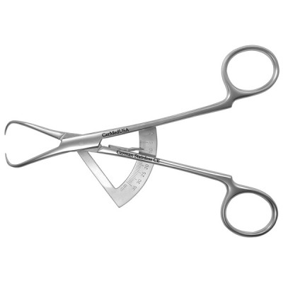 Bone Holding Clamp 6" With Measuring Caliper