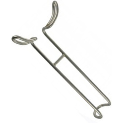 Straight Needle Holder With Spoon 15cm, 6 inch