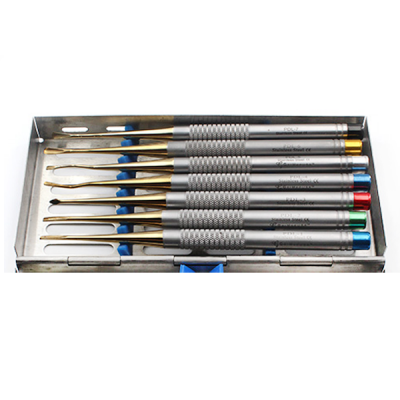 Luxating Elevators Set Of 7 PDL Handle With Micro Serrated Tip