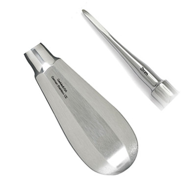 Luxating Elevator 4mm Straight, Small Handle Extra Delicate
