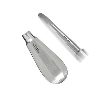 Luxating Elevator 4mm Curved, Small Handle Extra Delicate