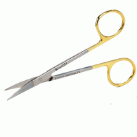Iris Surgical Scissor Straight, Tungsten Carbide Insert Blades