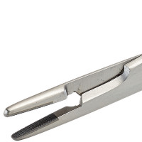 Olsen Hegar Needle Holder Scissors Combination 5 1/2" Serrated - Tungsten Carbide
