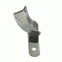 Impression Trays Perforated, Set Of Upper Left and Lower Right 60mm