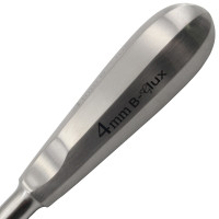 Luxating Elevator 4mm Backward Angle With Micro Serrated Tip